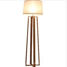 Holz und Stoff Stativ Stehlampe Stehlampe Beleuchtung